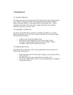 Preview for 11 page of Blizzard HB1SS Manual Of Instructions For Use And Installation