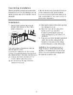 Preview for 7 page of Blizzard MWO01-2510 Manual Of Instructions For Use And Installation