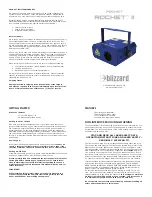 Blizzard Pocket Rocket II Quick Start Manual preview