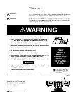 Preview for 4 page of Blizzard POWER PLOW 810SS Assembly & Operation Manual