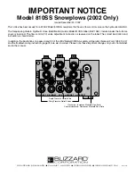 Preview for 39 page of Blizzard POWER PLOW 810SS Assembly & Operation Manual