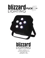 Предварительный просмотр 1 страницы Blizzard Puck Q6 User Manual