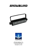 Blizzard snowblind User Manual предпросмотр