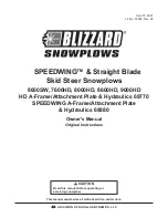 Blizzard SPEEDWING 7600HD Owner'S Manual preview