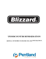 Preview for 1 page of Blizzard ucf140 Instructions For Use And Installation