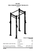 BLK BOX FREE STANDING COMPACT RIG GOLIATH Owner'S Manual & Quick Start Manual предпросмотр