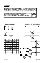 Preview for 2 page of BLK BOX WEIGHTS TREE Owner'S Manual & Quick Start Manual