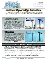 BLMA Models Cantilever Signal Bridge Instructions Manual preview