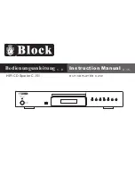 Block C 250 Instruction Manual preview