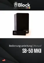 Block SB-50 MKII Manual preview