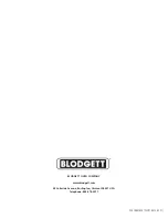 Preview for 20 page of Blodgett 10DS-KTT Installation & Operation Manual