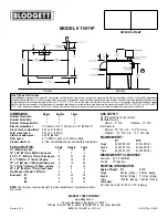 Preview for 2 page of Blodgett 911 Double Specifications