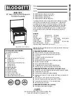 Blodgett B36-CCC Specifications preview