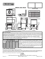 Предварительный просмотр 2 страницы Blodgett B36-GRAD Specifications