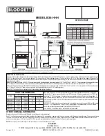 Предварительный просмотр 2 страницы Blodgett B36-HHH Specification Sheet