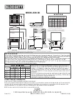 Предварительный просмотр 2 страницы Blodgett B36-XX Specification Sheet