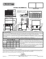 Предварительный просмотр 2 страницы Blodgett B48-BBBB-SU Specification Sheet