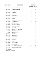 Предварительный просмотр 6 страницы Blodgett BLP-30G Parts List