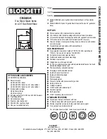 Blodgett CB24G-10K Specifications preview