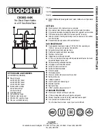 Blodgett CB36G-6-6K Specifications preview