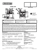 Preview for 2 page of Blodgett CB36G-6-6K Specifications