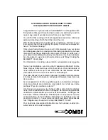 Preview for 2 page of Blodgett CNV14E Installation, Operation And Maintenance Manual