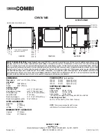 Preview for 2 page of Blodgett CNVX 14E BS 2403 Specifications