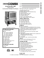 Предварительный просмотр 1 страницы Blodgett COMBI B-142G Features & Dimensions