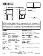 Предварительный просмотр 3 страницы Blodgett Combi SYnergy BC14G Specifications