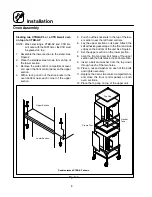 Предварительный просмотр 12 страницы Blodgett CTBR-AP Installation, Operation & Maintenance Instructions Manual