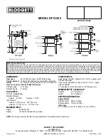 Preview for 2 page of Blodgett DFG200 ADDL Specifications