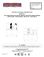 Предварительный просмотр 1 страницы Blodgett GCX-10-10 Installation & Operation Manual