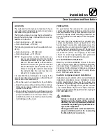 Preview for 9 page of Blodgett MT3855G-G Installation, Operation And Maintenance Manual