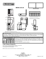 Предварительный просмотр 2 страницы Blodgett Saffire B12C-B Specifications