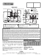 Предварительный просмотр 2 страницы Blodgett SB-10E-6-6K Specifications