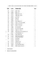 Preview for 4 page of Blodgett SN-5G Parts List