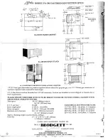 Preview for 2 page of Blodgett Zephaire FA-100 Specification Sheet