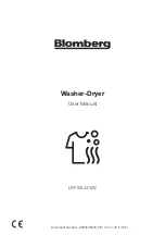 Preview for 1 page of Blomberg 7161549000 User Manual