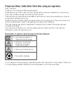 Preview for 2 page of Blomberg 7178484300 User Manual