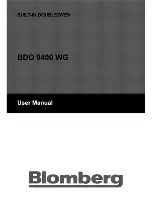 Предварительный просмотр 1 страницы Blomberg BDO 9400 WG User Manual