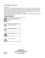 Предварительный просмотр 2 страницы Blomberg BEO 7002 Operating Instructions Manual