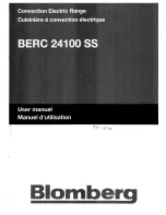 Предварительный просмотр 1 страницы Blomberg BERC 24100 SS User Manual