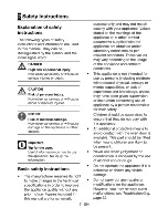 Preview for 8 page of Blomberg BGM 15320 DX PR User Manual