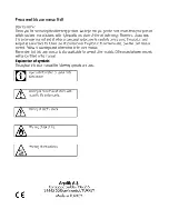 Preview for 2 page of Blomberg BIO 5001 User Manual