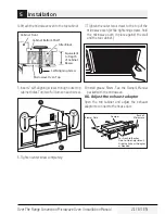 Предварительный просмотр 21 страницы Blomberg BOTR30200CSS Installation Manual