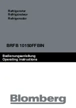 Preview for 1 page of Blomberg BRFB 10150FFBIN Operating Instructions Manual