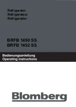 Blomberg BRFB 1450 SS Operating Instructions Manual preview