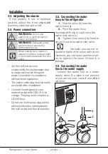 Preview for 10 page of Blomberg BRFB1 12SS Series User Manual