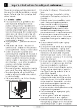 Preview for 4 page of Blomberg BRFB1 22SS Series User Manual