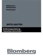 Предварительный просмотр 1 страницы Blomberg BRFB1050FFBI Operating Instructions Manual